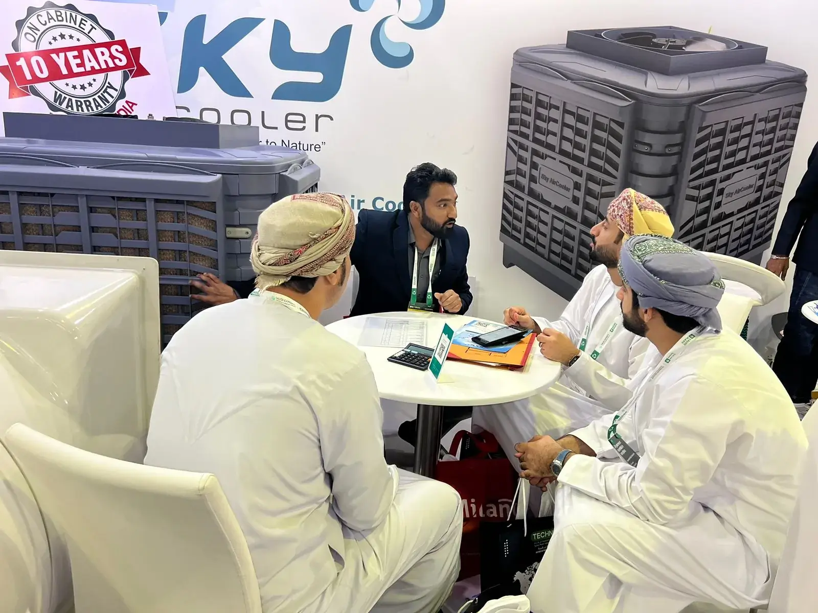The Sky Air Cooler stand at Big5 Global Dubai