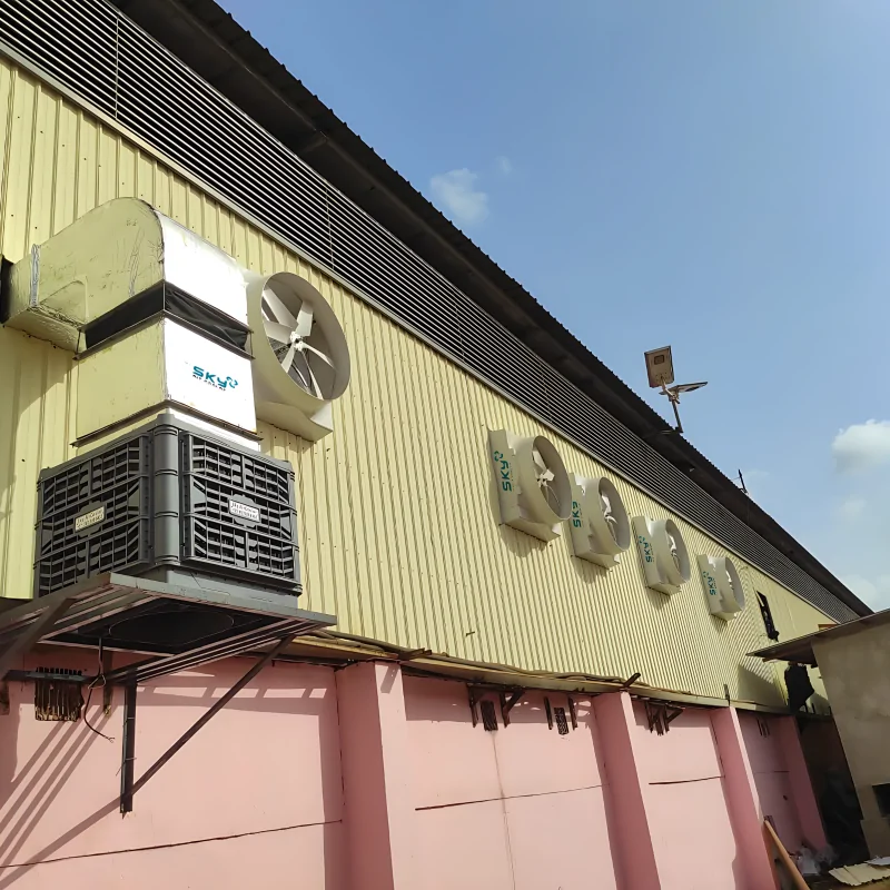 Sky Air Cooler installation at Baddi, Himachal Pradesh