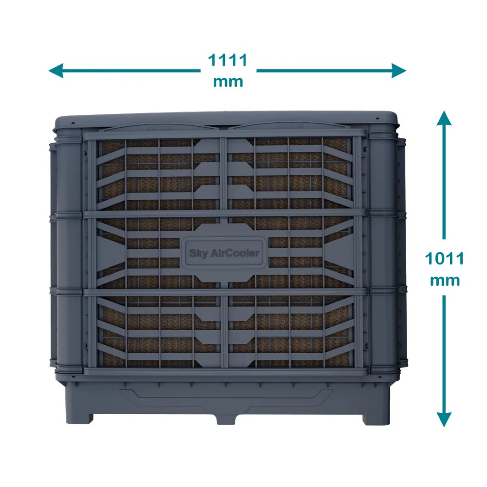 Pluto Bottom Discharge Air Cooler &ndash; Sky Air Cooler industrial evaporative air cooler