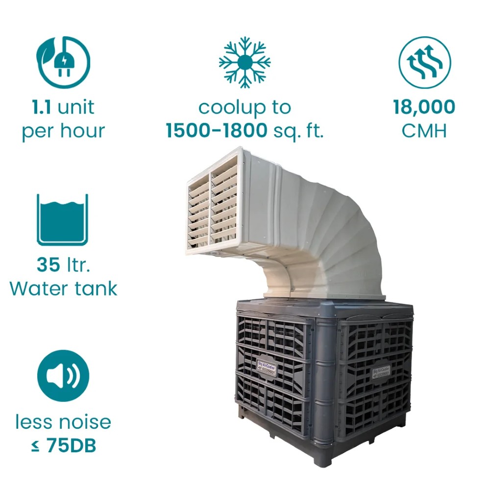 Uranus Top Discharge Air Cooler &ndash; Sky Air Cooler industrial evaporative air cooler