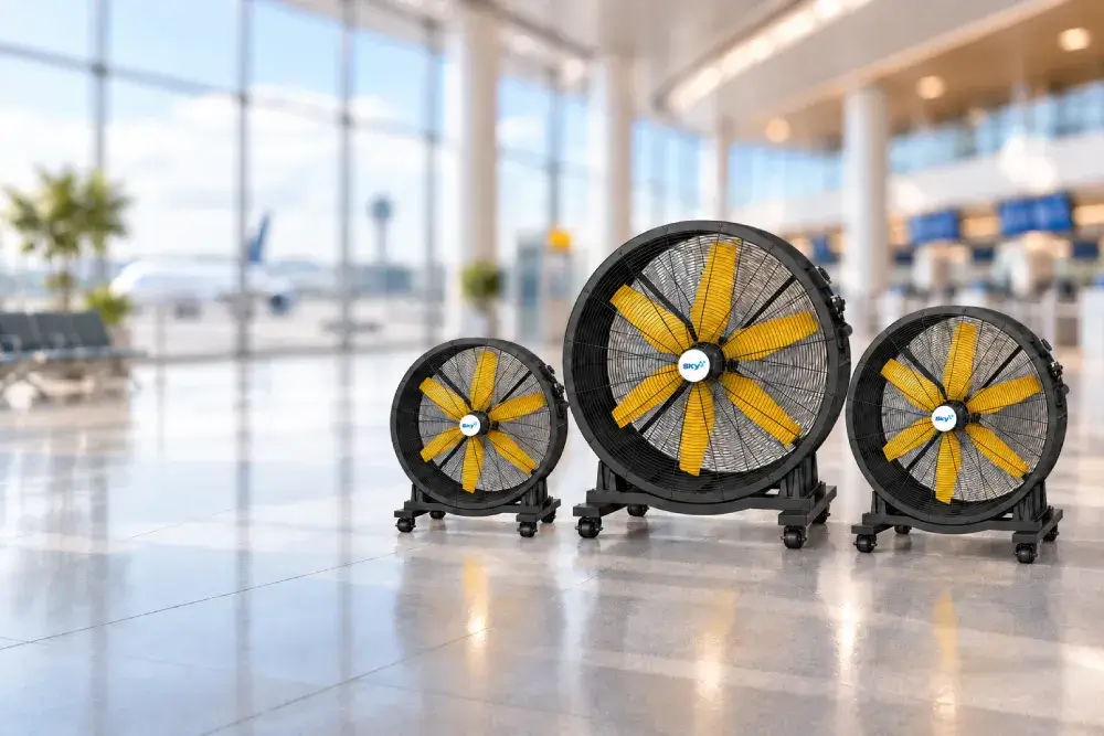 Mobile HVLS Fan by Sky Air Cooler